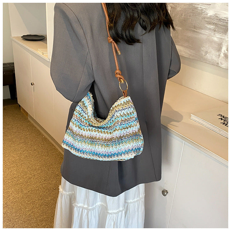 Womens Large-Capacity Commuter Tote Bag