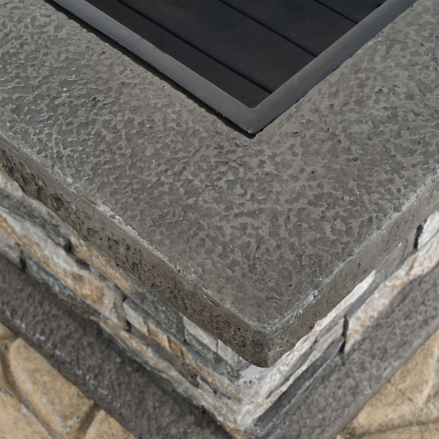 28' SQUARE MGO FIRE PIT
