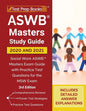 ASWB Masters Study Guide 2020 and 2021: Social Work ASWB Masters Exam Guide with Practice Test Questions for the MSW Exam [3rd Edition] - Paperback