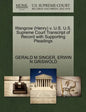Wangrow (Henry) V. U.S. U.S. Supreme Court Transcript of Record with Supporting Pleadings - Paperback