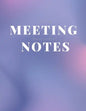 My Boring Meeting Survival Guide and Notes: 8.5x11 Meeting Notebook and Puzzle Book - Paperback