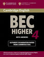 Cambridge Bec 4 Higher Student's Book with Answers: Examination Papers from University of Cambridge ESOL Examinations - Paperback