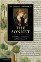 The Cambridge Companion to the Sonnet - Paperback