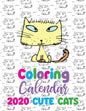 Coloring Calendar 2020 Cute Cats - Paperback