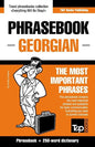 English-Georgian phrasebook and 250-word mini dictionary - Paperback