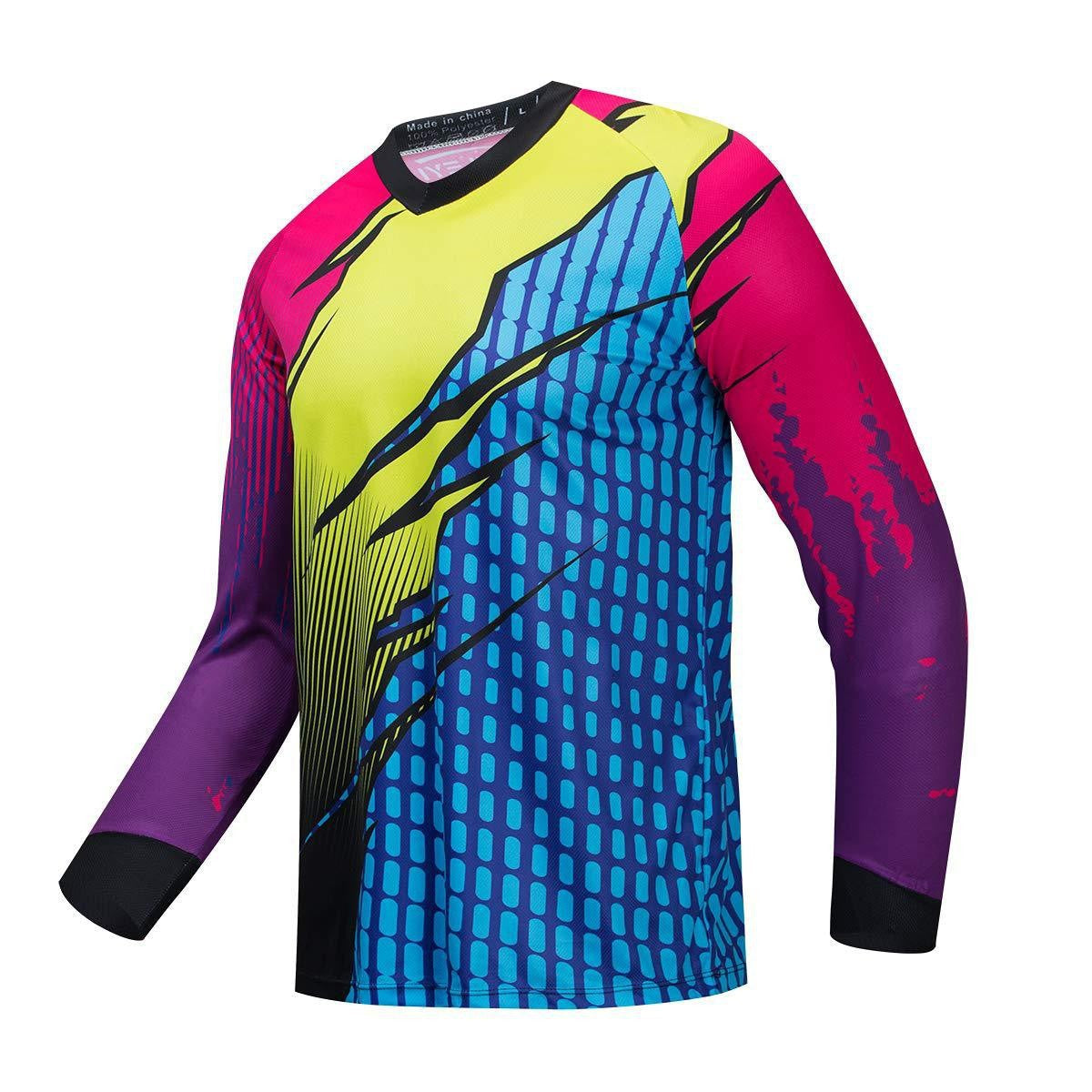V-neck 3D Digital Print Long Sleeve