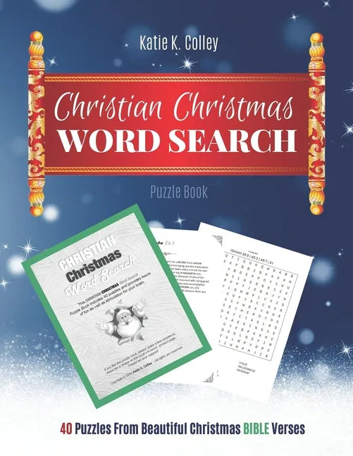 Christian Christmas Word Search: Puzzle Book (a good gift idea) - Christmas Word Search Books For Adults - Bible Word Search Book Gifts - Paperback
