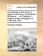 An Address to the Army; In Reply to Strictures, by Roderick M'Kenzie, ... on Tarleton's History of the Campaigns of 1780 and 1781. - Paperback