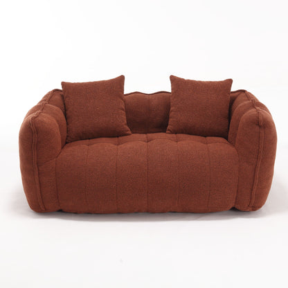 Cozy Beanbag Chair With High Resilience Foam Core For 2