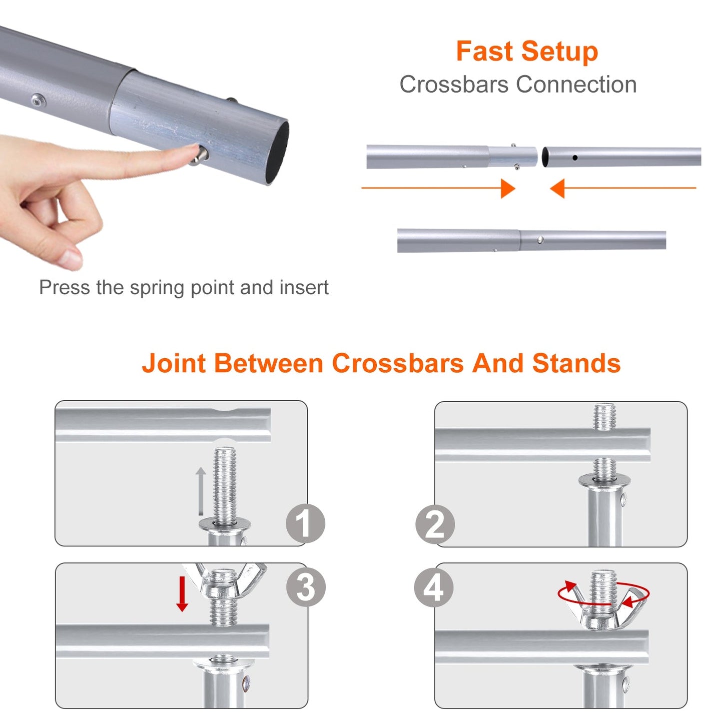 6.5×10ft Photography Backdrop Stand – Adjustable Studio Support Set