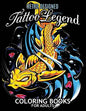 Tattoo Legend Coloring Book for Adults: Retro Design Coloring Pages for Stress Relieving - Paperback