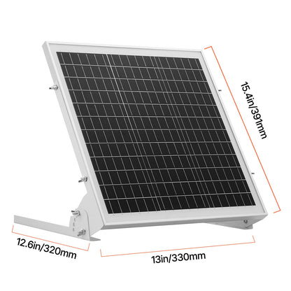 20W 12V Solar Battery Trickle Charger, MPPT Controller, IP65, Car Boat RV