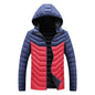 Hooded Padded Winter Jacket Slim Fit Imitation Down Padded Jacket Thick Mens Autumn And Winter