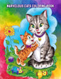Marvelous Cats Coloring Book: Easy Educational Coloring Pages of Cats for Boys & Girls Ages 4-8 - Paperback