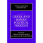 The Cambridge History of Greek and Roman Political Thought - Paperback