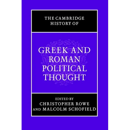 The Cambridge History of Greek and Roman Political Thought - Paperback