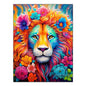 DIY Handmade Diamond Painting With Colorful Animals And Full Diamonds