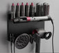 Curling Rod Storage Rack Free Punch Wall-mounted