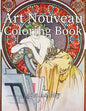 Art Nouveau Coloring Book: 30 Coloring Pages for Adults of Alphonse Mucha Illustrations - Paperback