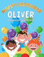 Oliver's Birthday Coloring Book: Customized Book Created Just For You - Paperback