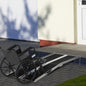 Wheelchair Ramp Aluminum 6 Ft Folding Non-Slip Side Rails 594 LB Portable