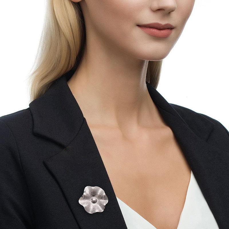 Cold-style Western Suit Accessories Cross-border Elegant Brooch