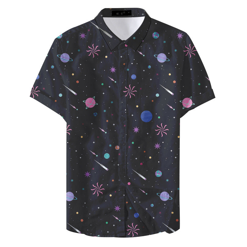 European And American Nightclub Plus Size Breathable Shirt