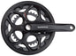 Shimano Tourney FC-A070 Crankset - 170mm 7/8-Speed 50/34t Riveted Square Taper JIS Spindle Interface BLK With Chainguard