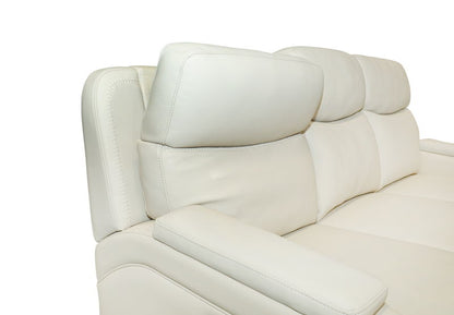 Gunner - Sofa Recliner With Power And Power Headrest - Almond