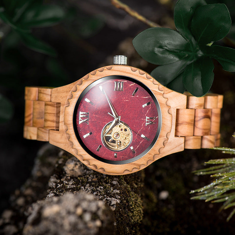 Mens And Womens Minimalist Wooden Watches