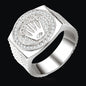 European And American Personalized Hip Hop Palm Crown Ring