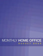 Monthly Home Office Budget Book - Paperback