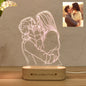 Gift Usb Atmosphere Student Gift Bedroom Decoration Message Board 3d Night Light