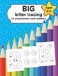 Big letter tracing for preschoolers and toddlers ages 2-4: pre-writing skills exercises - Paperback