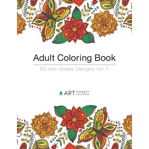 Adult Coloring Book: 50 Anti-stress Designs - Paperback