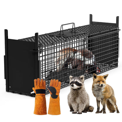 40in Live Animal Trap Cage - Humane Catch & Release