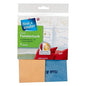 Flink & Sauber Microfiber Glass Cleaning Cloth - Dual-Sided, Washable, 13.78 x 15.75 inches