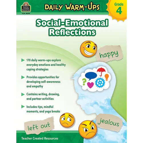 Daily Warm-Ups: Social-Emotional Reflections (Gr. 4) - Paperback