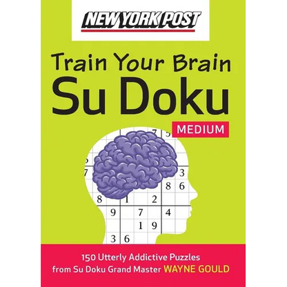 New York Post Train Your Brain Su Doku: Medium - Paperback