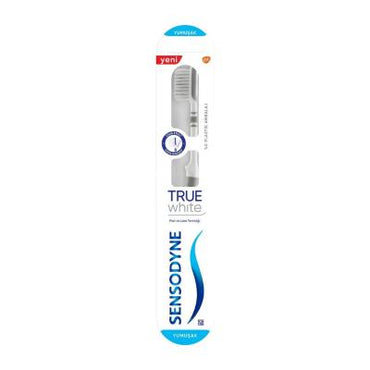 Sensodyne True White Electric Toothbrush for Sensitive Teeth - Gentle on Gums, Whitens Teeth, Soft Bristle