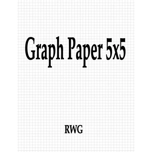 Graph Paper 5x5: 150 Pages 8.5" X 11" - Paperback