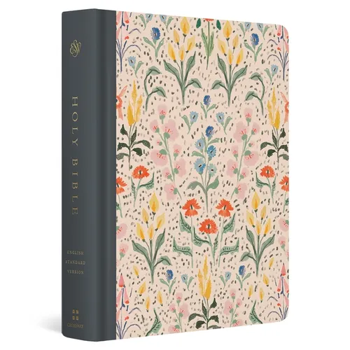 ESV Single Column Journaling Bible, Artist Series (Cloth Over Board, Lulie Wallace, in Bloom) - Hardcover