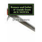 Romeo and Juliet. A* Guide from ACE NOTES - Paperback