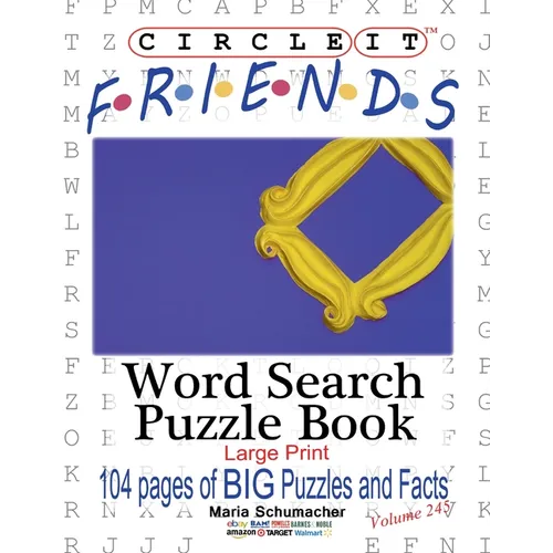 Circle It, Friends Facts, Word Search, Puzzle Book - Paperback