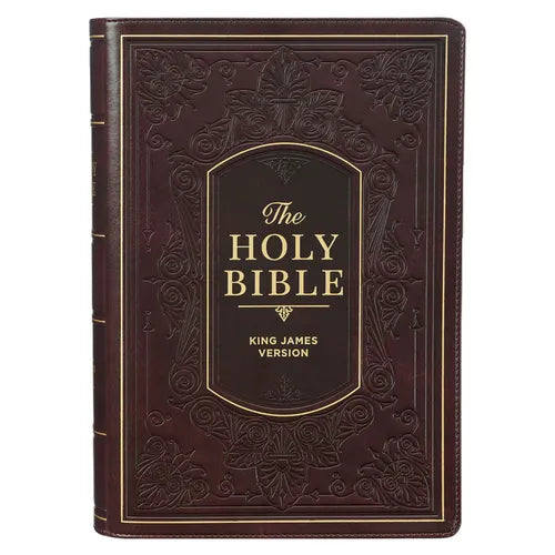 KJV Study Bible, Standard King James Version Holy Bible, Burgundy Hardcover - Hardcover