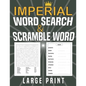 Imperial Word search and Scramble word large print: puzzles Word search grid with 1200 Words for searching and scrambled word, Gift for adults or teen - Paperback