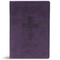 KJV Rainbow Study Bible, Purple Leathertouch - Imitation Leather