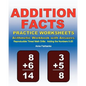 Addition Facts Practice Worksheets Arithmetic Workbook with Answers: Reproducible Timed Math Drills: Adding the Numbers 0-20 - Paperback