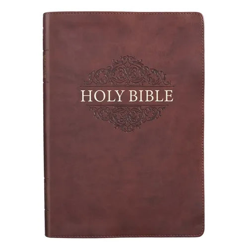 KJV Super Giant Print LL Brown - Leather