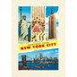 Vintage Lined Notebook Scenes, Greetings from New York City - Paperback